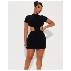 FASHION NOVA ribbed mini dress size L